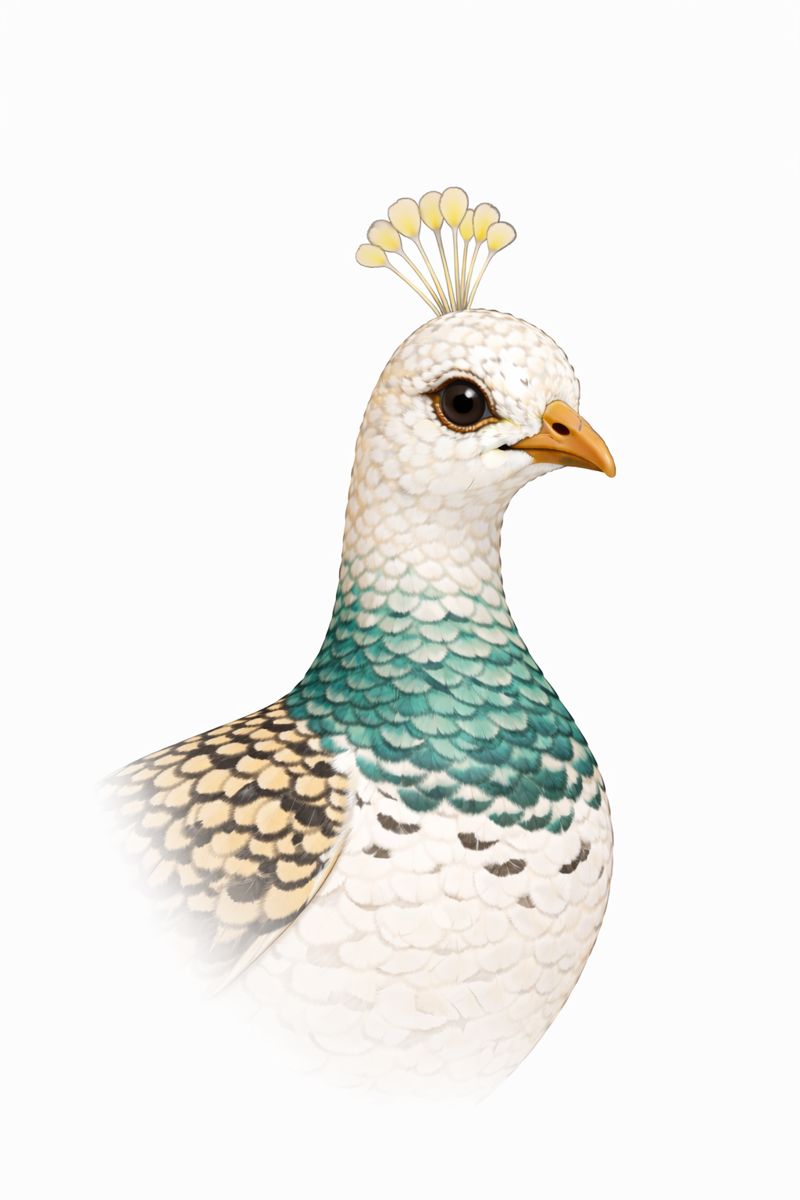 Neo the peahen