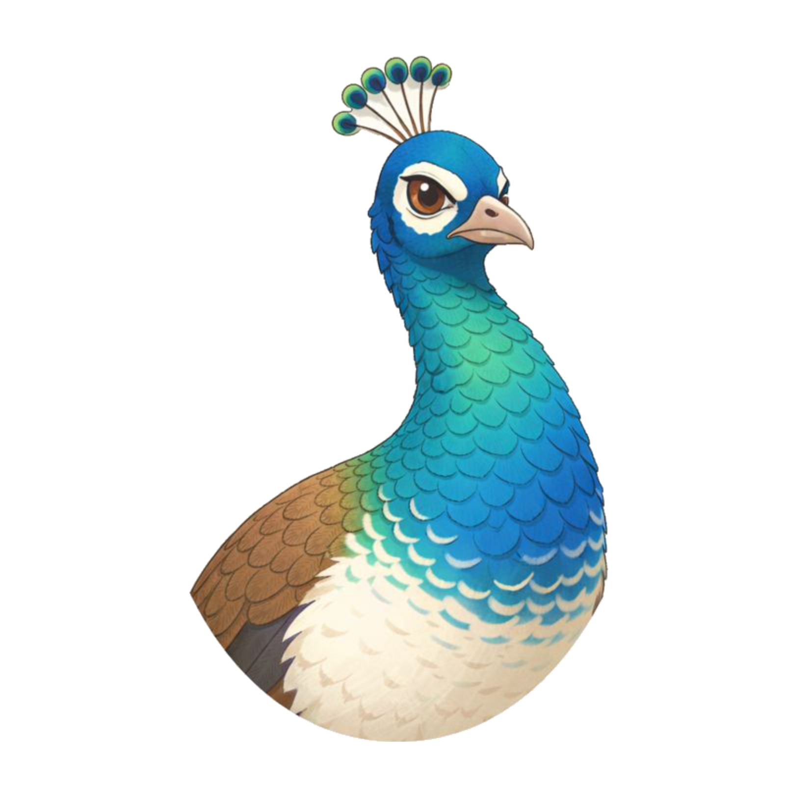 Han Solo the peacock